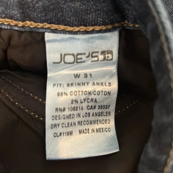 Joe’s Jeans Skinny Ankle Size 31. - Picture 5 of 5